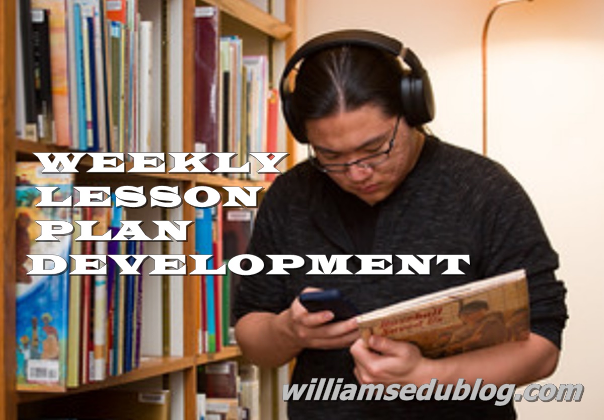 weekly lesson plan