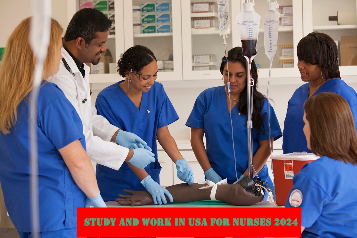 Study and Work in USA for Nurses 2024